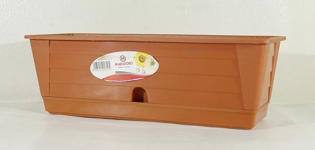 Cassetta modello Mistral 60 cm colore terracotta