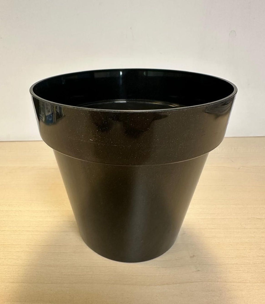 » Vaso in Plastica Nero 12 cm (100% off)