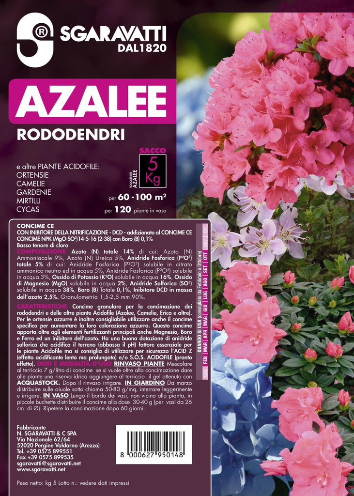 Concime Azalee - Rododendri Concime granulare